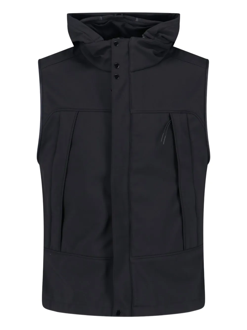 

Жилет без рукавов с защитными очками C.P. Company, черный