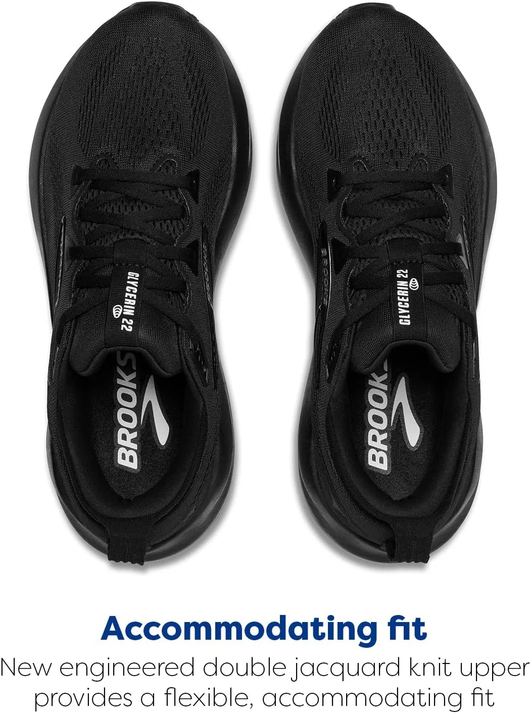 Мужские беговые кроссовки Brooks Glycerin 22 нейтрального цвета, Black Ebony — фото 4