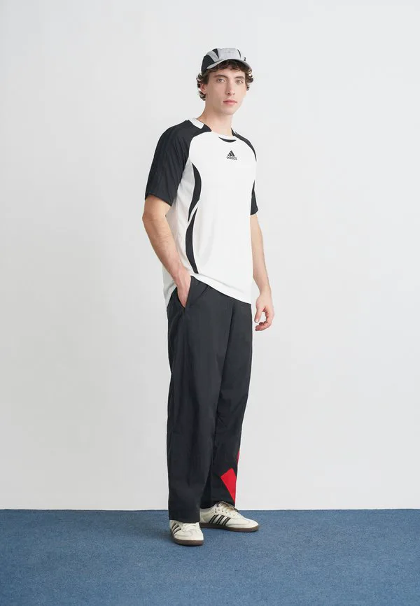 Спортивные брюки arch, унисекс, штаны для спортивного костюма Adidas Originals, Black/Better Scarlet — фото 2