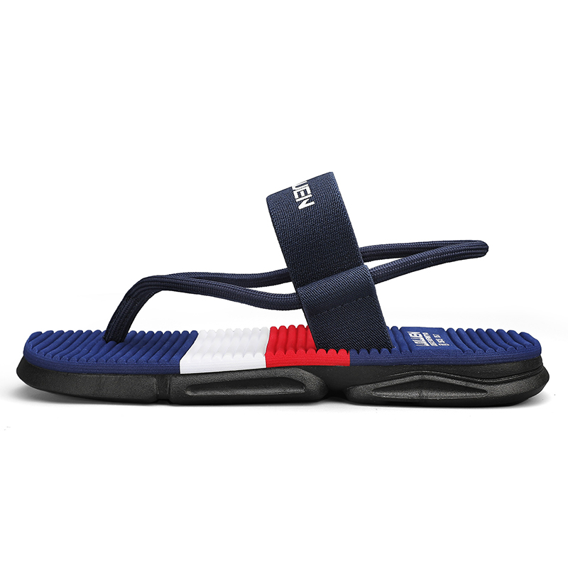 

Сандалии с одним ремешком мужские NANJIREN, Dark Blue