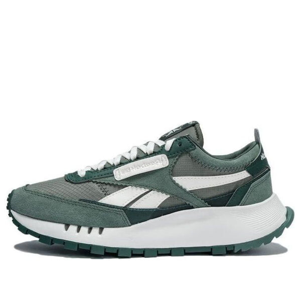 

Кроссовки classic legacy 'green white' Reebok, зеленый