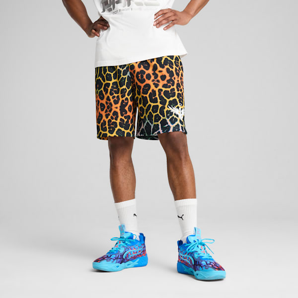 

Мужские баскетбольные шорты Puma X Lamelo Ball Alien Skin, черный