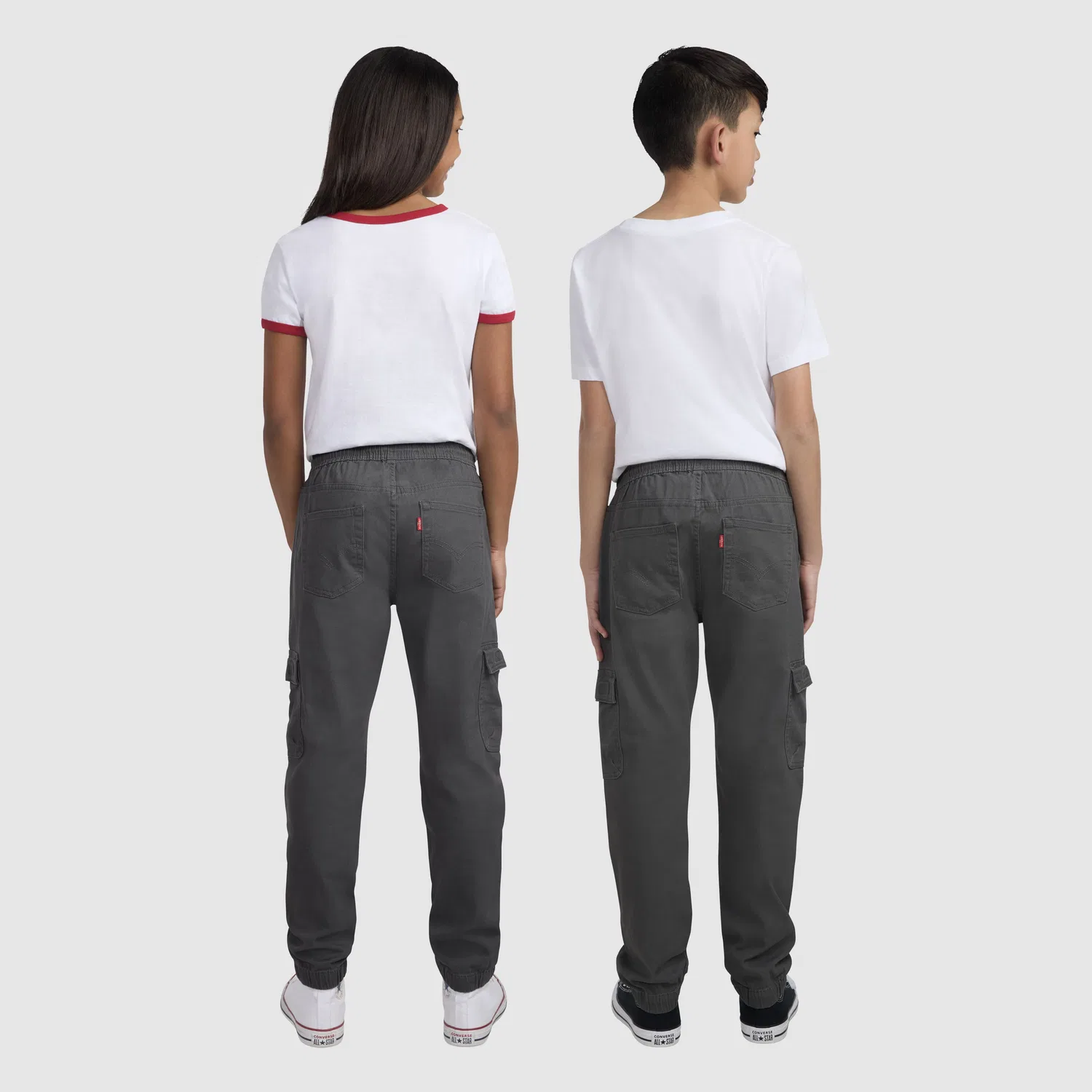 Свободные спортивные брюки-карго для мальчиков 8-20 лет Levi's, Grey — фото 4