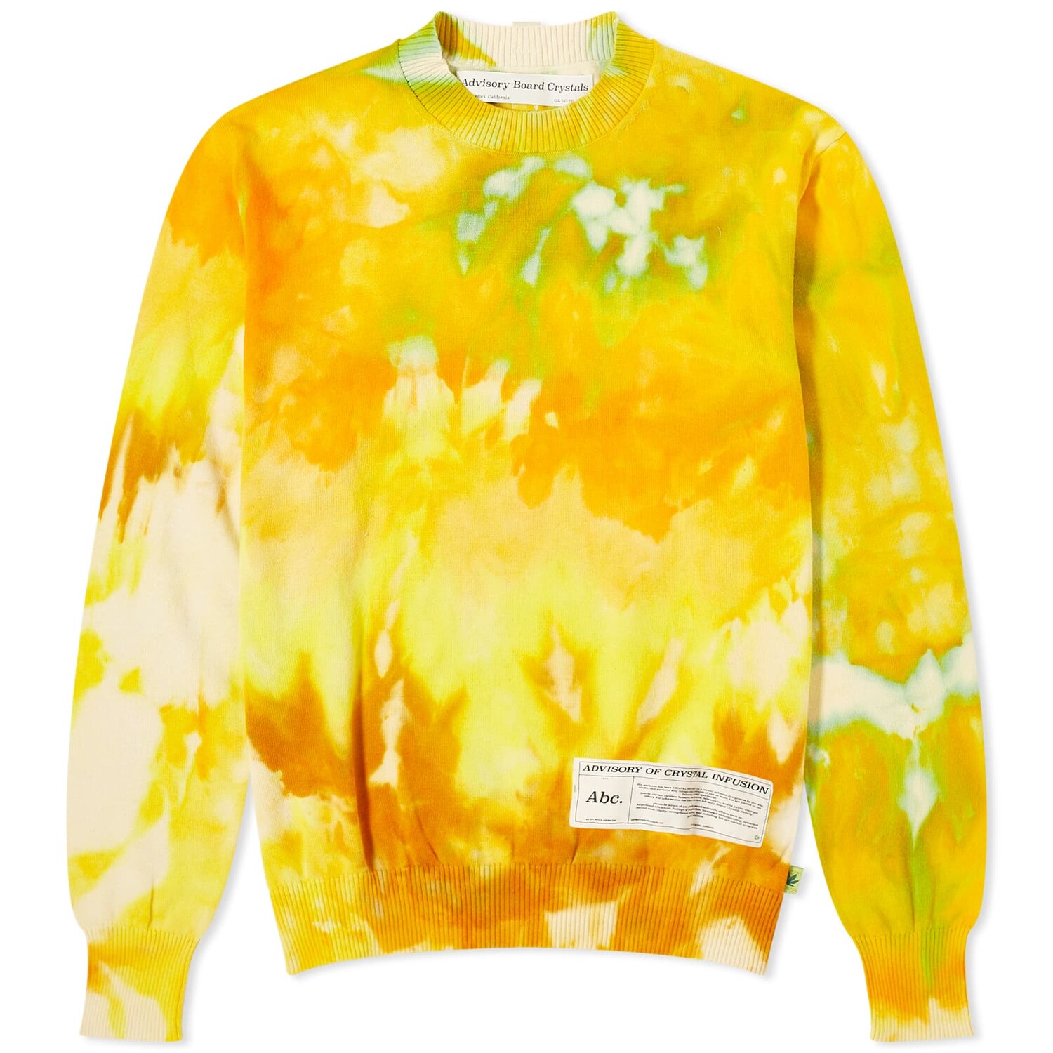 

Свитшот Advisory Board Crystals Tie-Dye, желтый