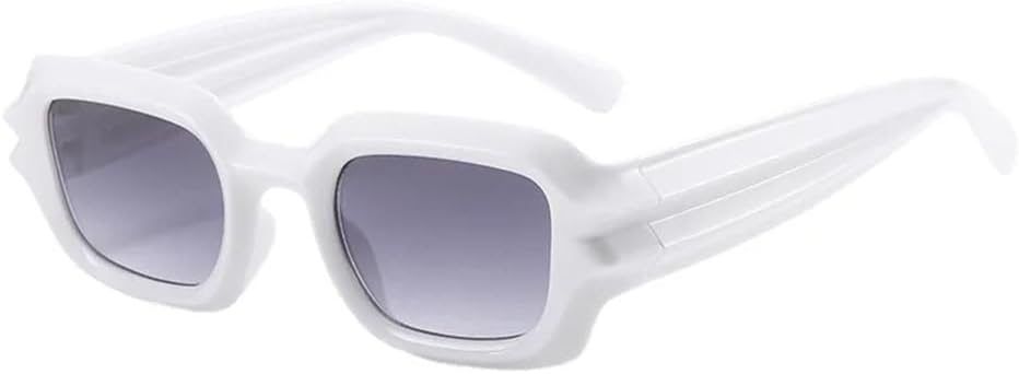 

Женские солнцезащитные очки LVTFCO, маленькие прямоугольные, модные солнцезащитные очки для мужчин, с рифлеными дужками, в стиле хип-хоп, с защитой от ультрафиолета UV400, C6