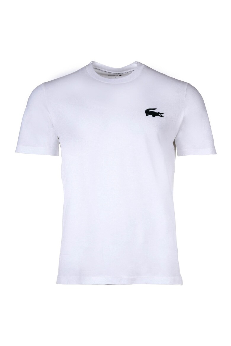 

Домашняя футболка с овальным вырезом Lacoste, белый
