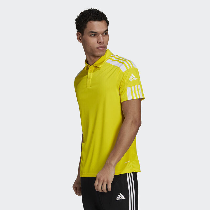 

Рубашка-поло Adidas, цвет gelb/weiss/gelb