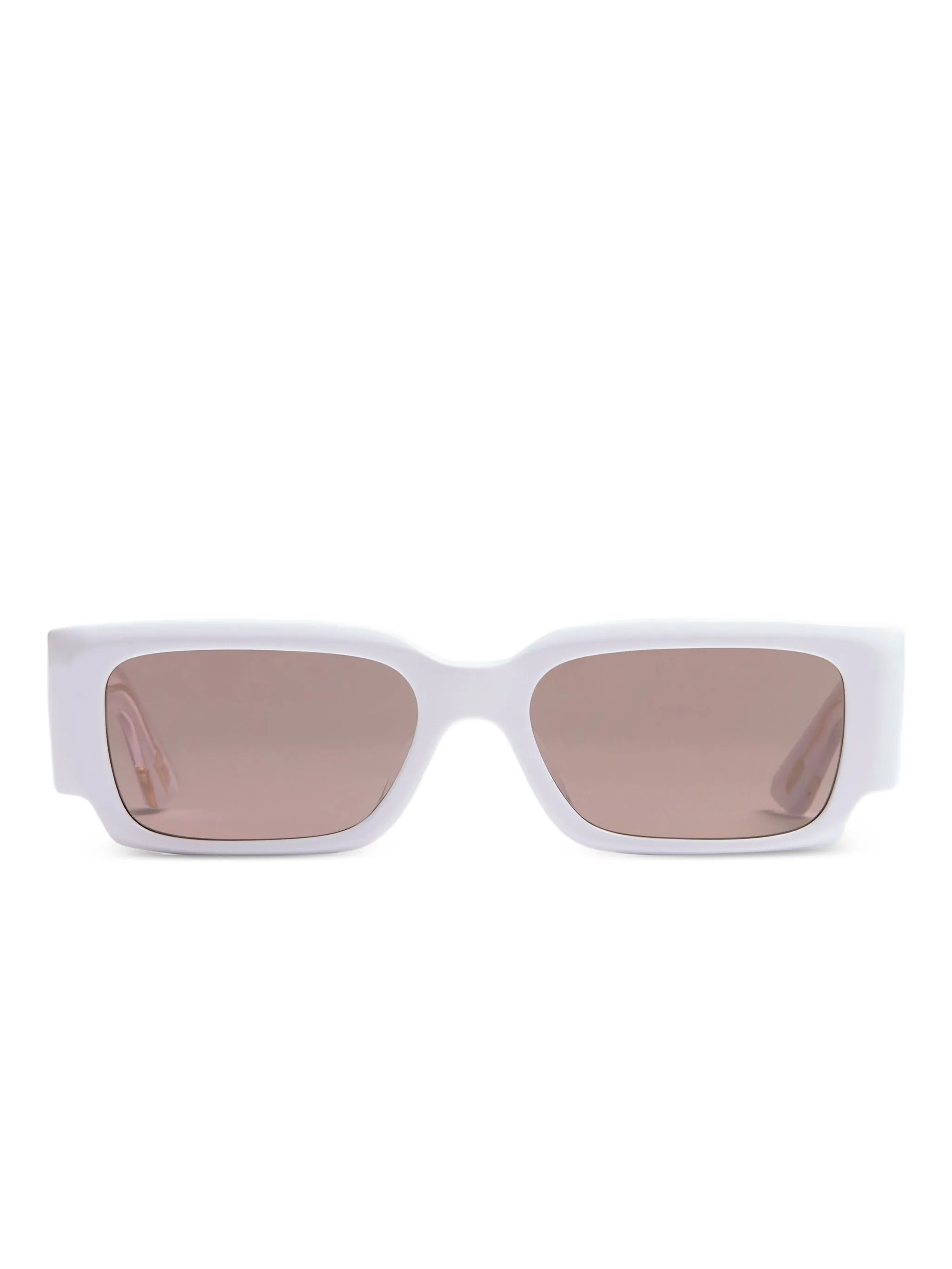 

Солнцезащитные очки в прямоугольной оправе Khaite X Oliver Peoples, белый