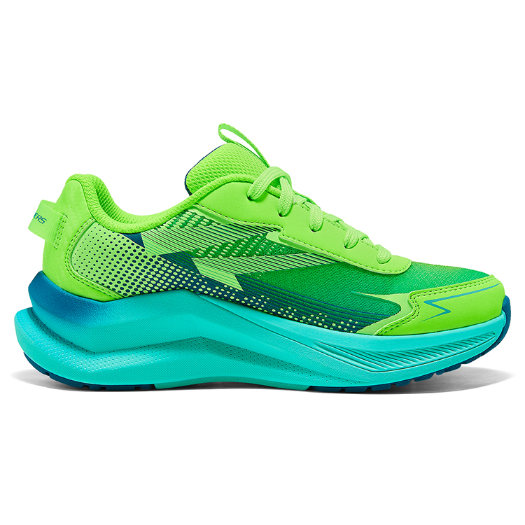 Skechers Kids Износостойкие нескользящие низкие детские кроссовки Blue Green Kids' — фото 2