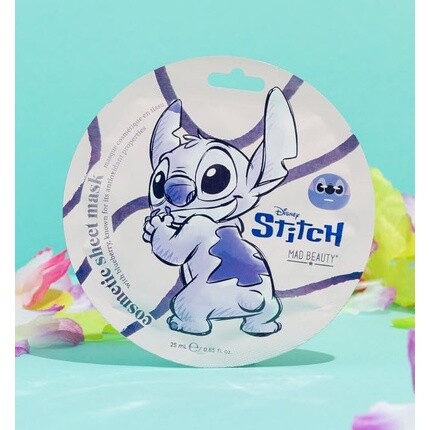 Тканевая маска Mad Beauty — Джинсовая косметическая Disney Stitch — фото 2
