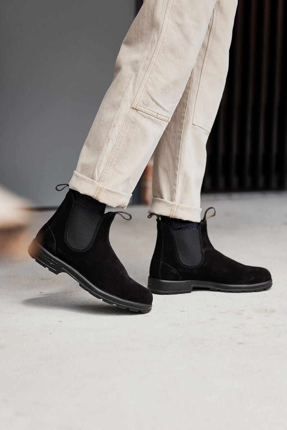 Унисекс-ботинки Blundstone Originals 2405 из замши Челси, черный — фото 4