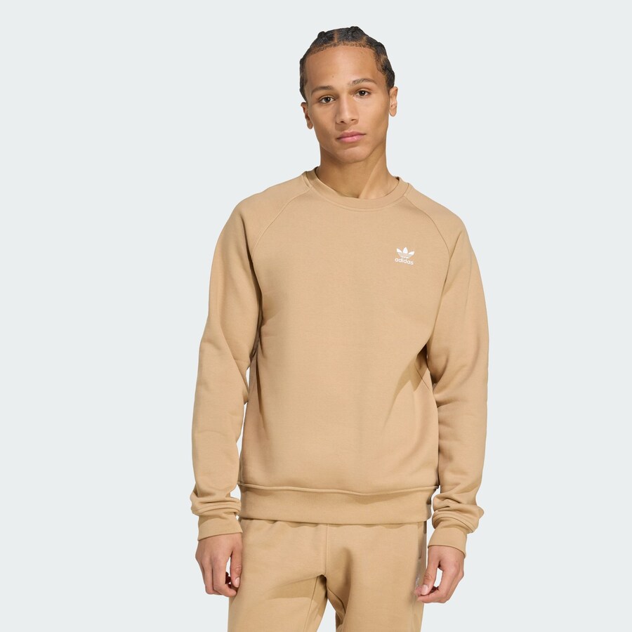 Толстовка ADIDAS ORIGINALS Trefoil Essentials, цвет Cappuccino — фото 2