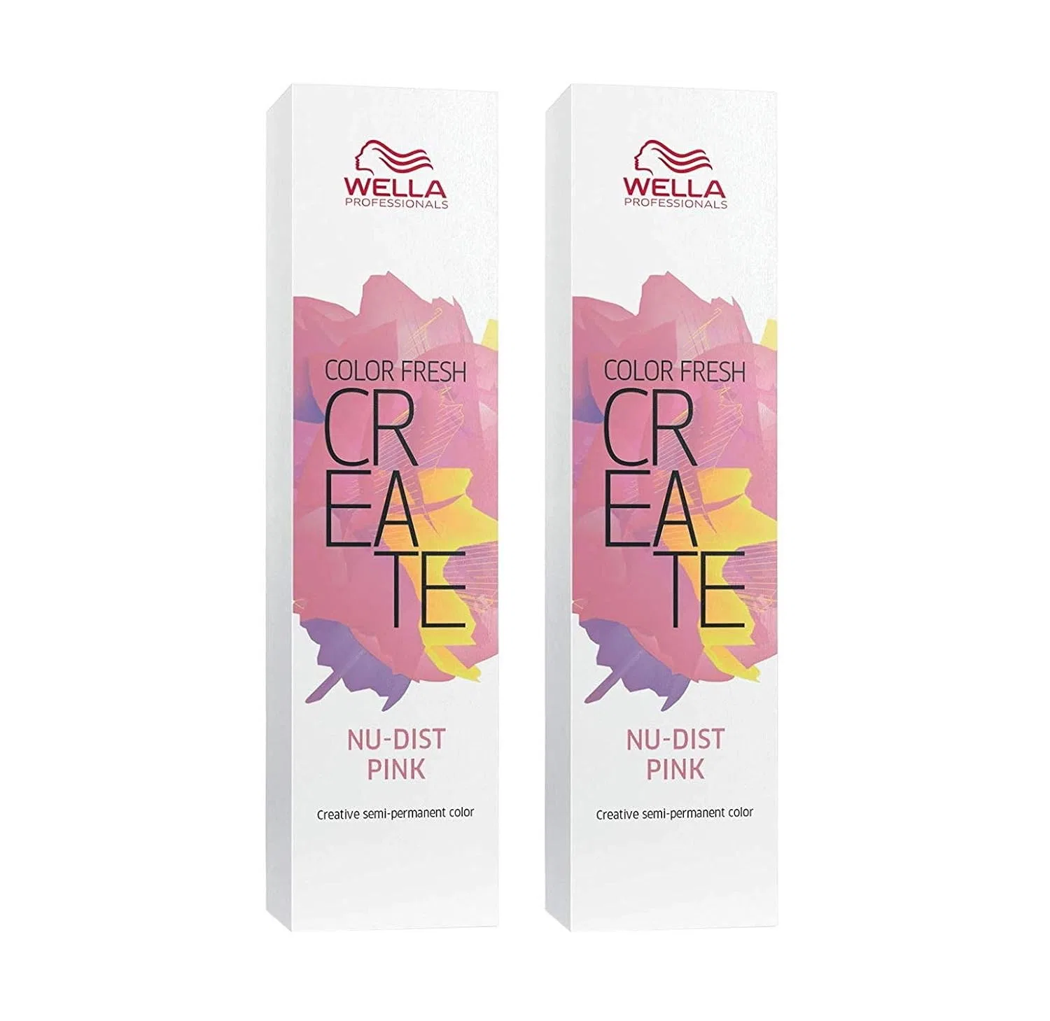 Прямой краситель Color Fresh Create Nu-Dist Pink от Wella, 2 упаковки по 60 мл Wella Professionals
