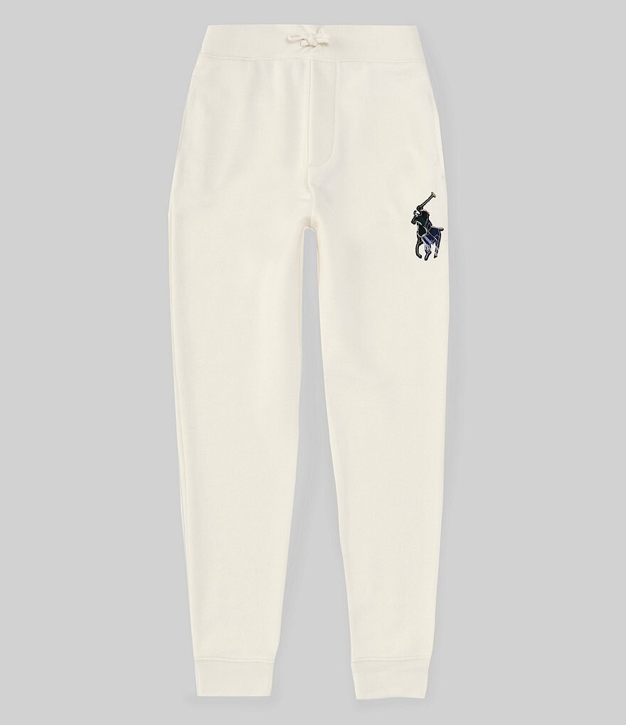 

Флисовые брюки для бега в клетку Polo Ralph Lauren Big Boys 8–20 в стиле пэчворк с аппликацией в виде большого пони, слоновая кость, Бежевый, Флисовые брюки для бега в клетку Polo Ralph Lauren Big Boys 8–20 в стиле пэчворк с аппликацией в виде большого по