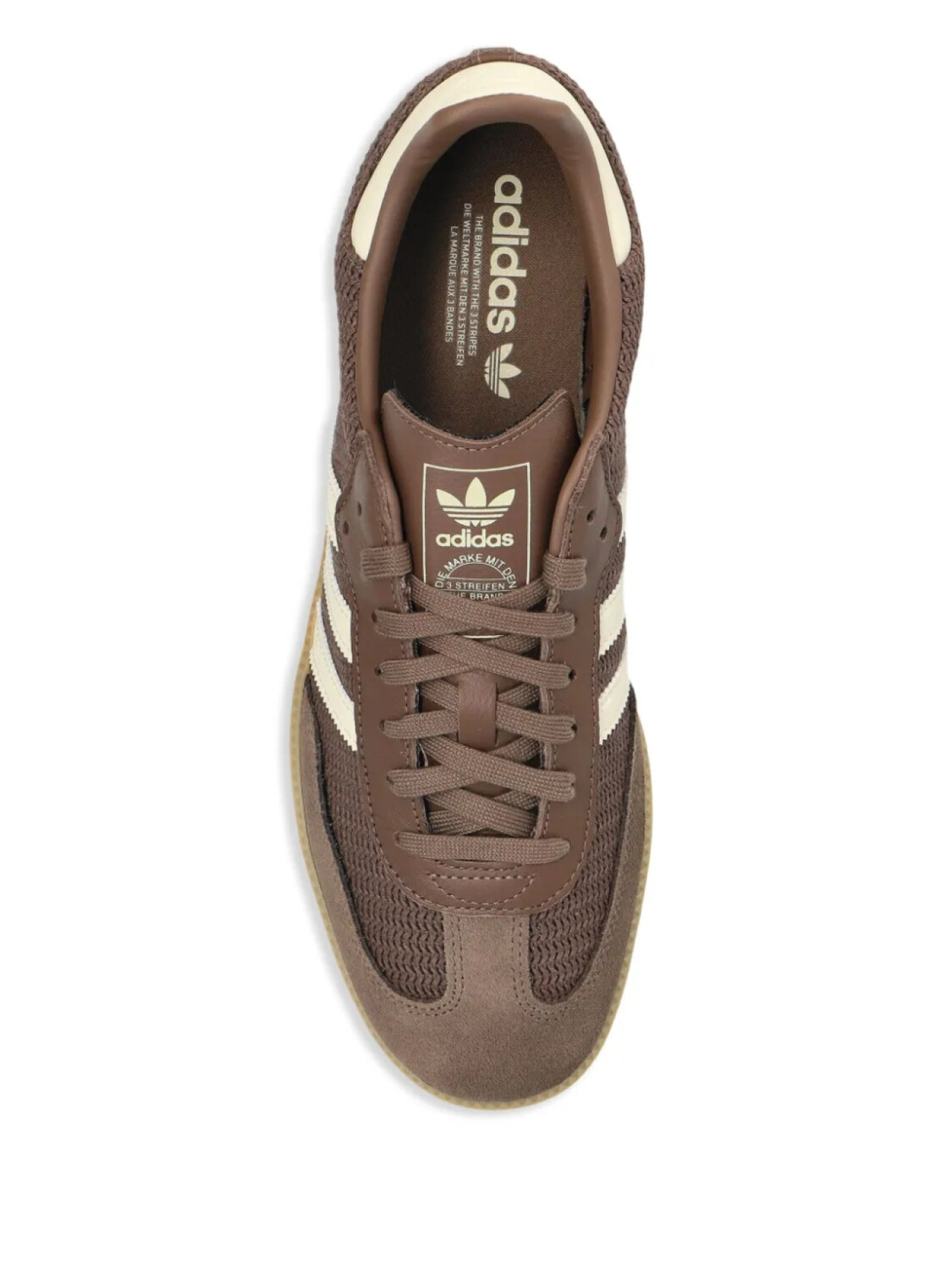 Кроссовки adidas Samba, коричневый — фото 4