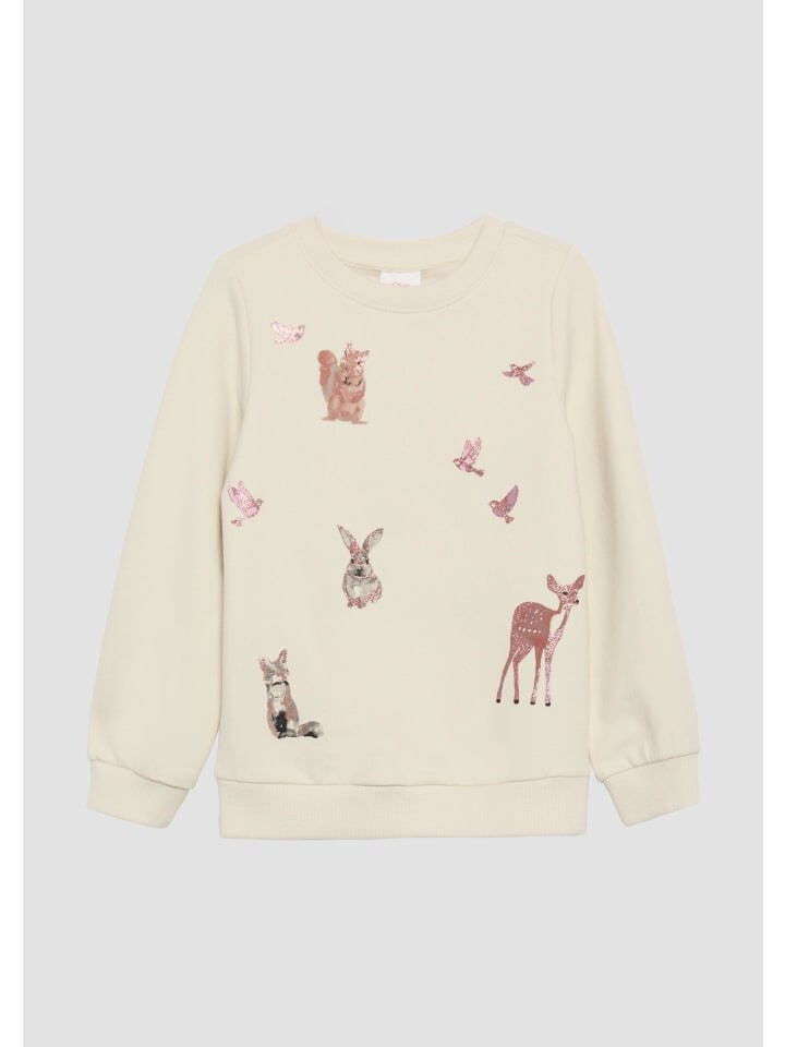 

Толстовка s.Oliver Sweatshirt langarm, бежевый