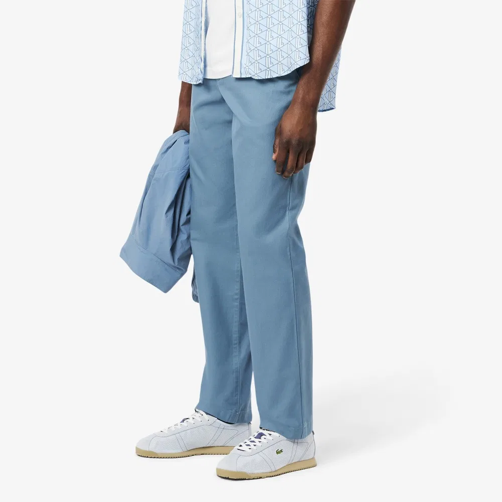 Мужские чиносы регулярного кроя синие от Lacoste — фото 2