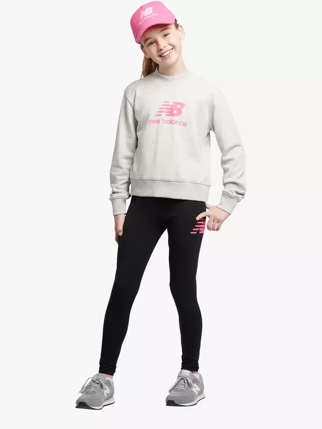 Детский комплект из бриджи и леггинсов, цвет Эш Хизер New Balance