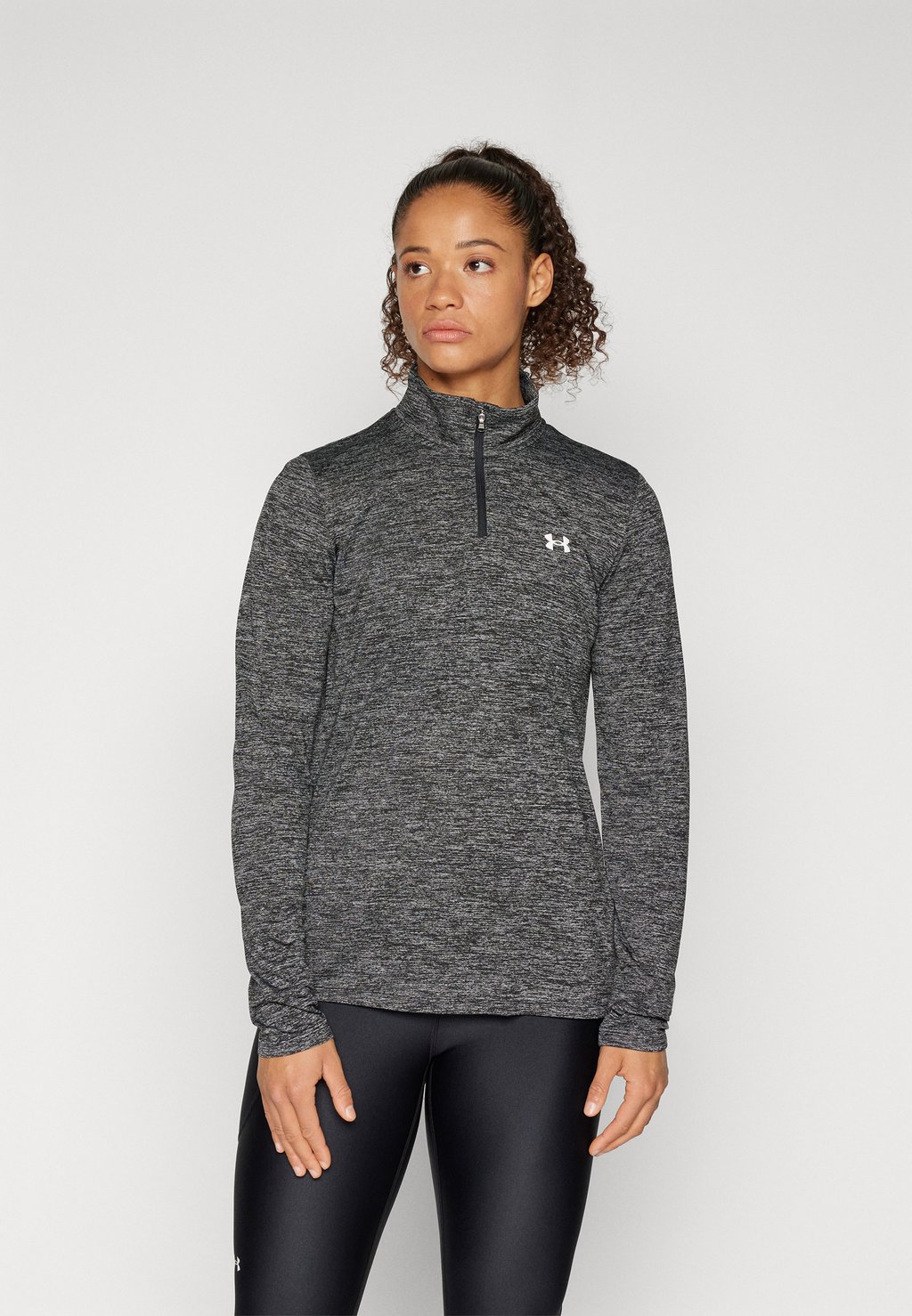 

Рубашка с длинным рукавом TECH 1/2 ZIP TWIST Under Armour, цвет black/white