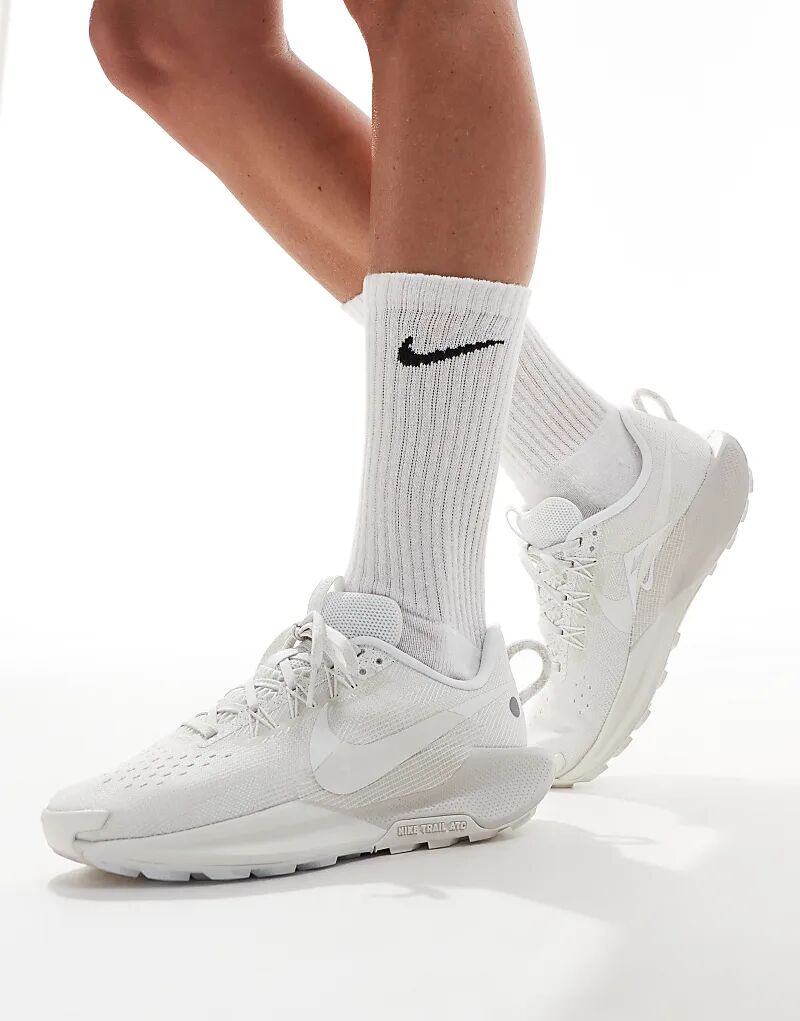 Кроссовки ReactX Pegasus Trail 5 белого цвета Nike Running — фото 3