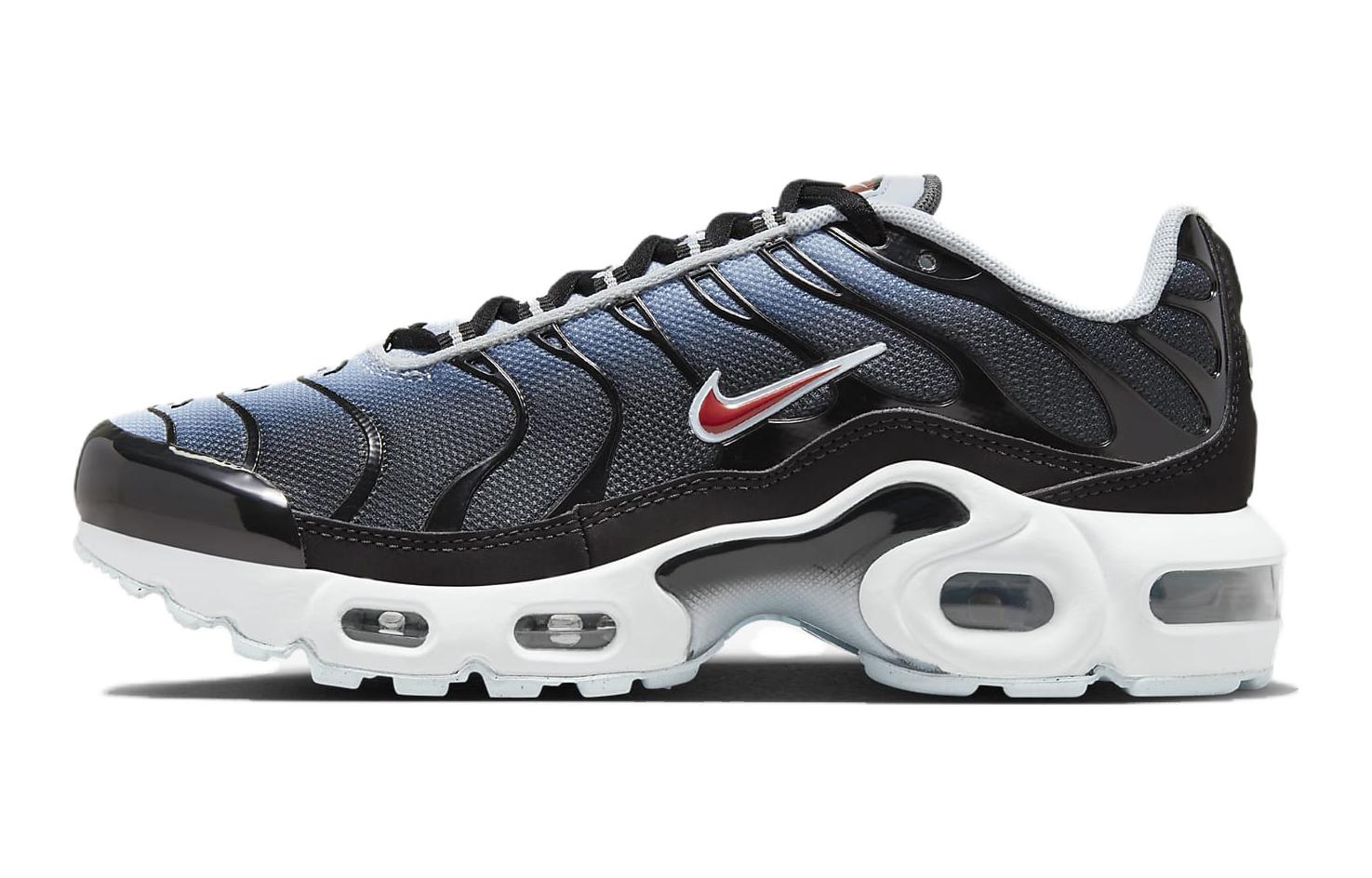 

Кроссовки Air Max Plus с низким верхом, устойчивые к истиранию, дышащие, для детей и подростков Nike, черный/синий