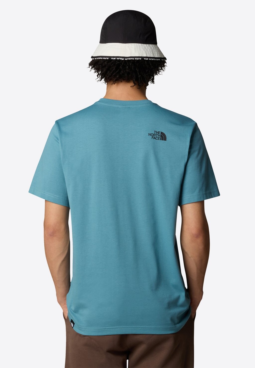 

Принт на футболке SIMPLE DOME TEE The North Face, бирюзовый