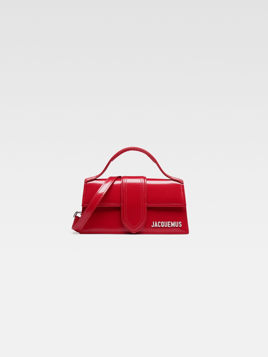 

Маленькая сумка с клапаном JACQUEMUS The Bambino, красный