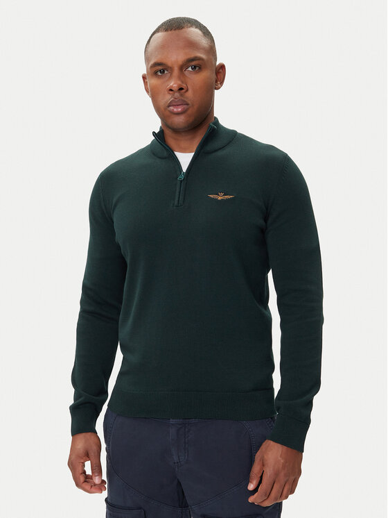 

Свитер regular fit 252MA1578UL00506 Aeronautica Militare, зелёный