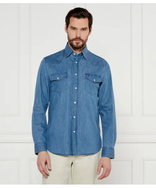 

Джинсовая рубашка Regular fit Tommy Hilfiger, синий