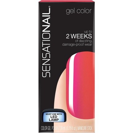 

Полуперманентный гель-лак для ногтей Sensationail Mostly Mint Tropical Punch