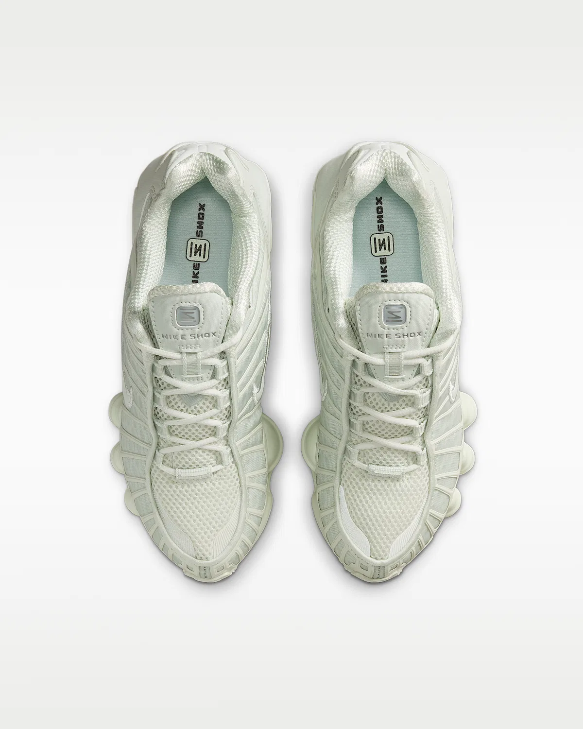 Детские кроссовки Nike Shox TL, Spruce Aura/Light Silver/Metallic Silver/Spruce Aura — фото 4