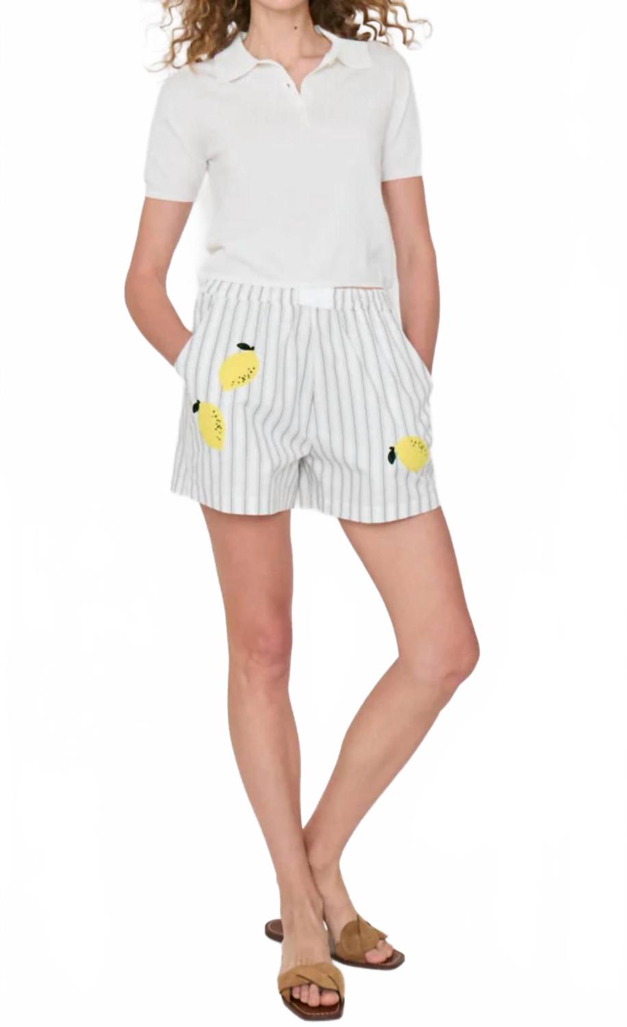 

Женские шорты Limon в белом и черном цветах Kule, White Black Shorts