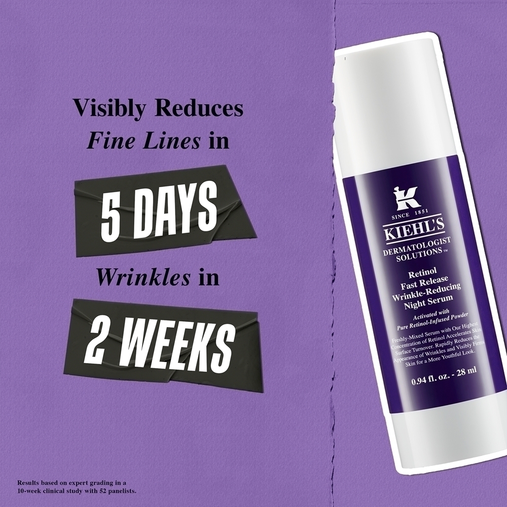 Сыворотка Kiehl's — Dermatologist Solutions Ретиноловая для ежедневного обновления кожи в микродозах. против, 50 мл — фото 4