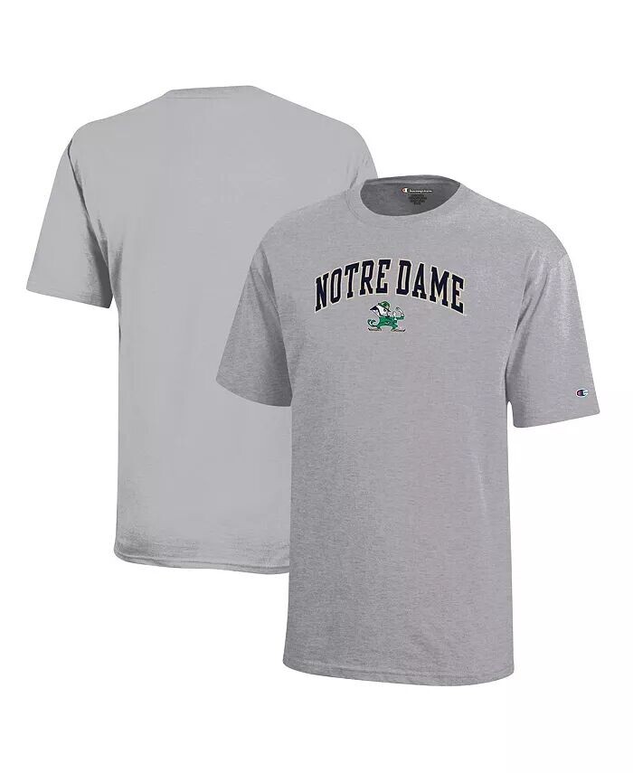

Футболка с логотипом Big Boys and Girls Notre Dame Fighting Irish Arch Champion, серый