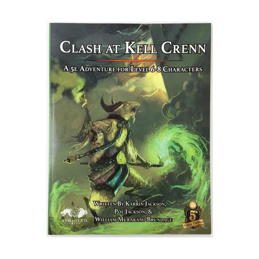 

Clash at Kell Crenn, Role Playing Games (Menagerie Press), мягкая обложка
