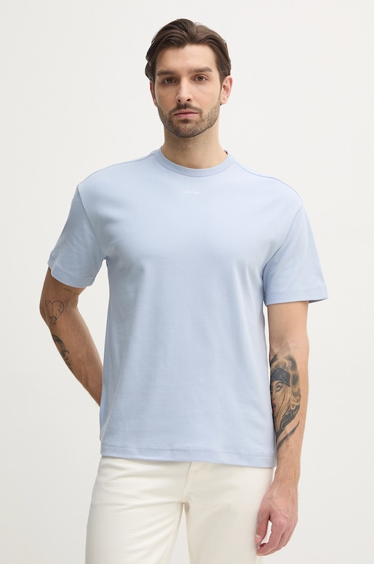 

Хлопковая футболка Calvin Klein, синий