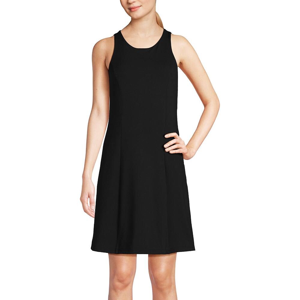 

Женское мини-платье Lands End Social Active с трусами Lands' End, черный