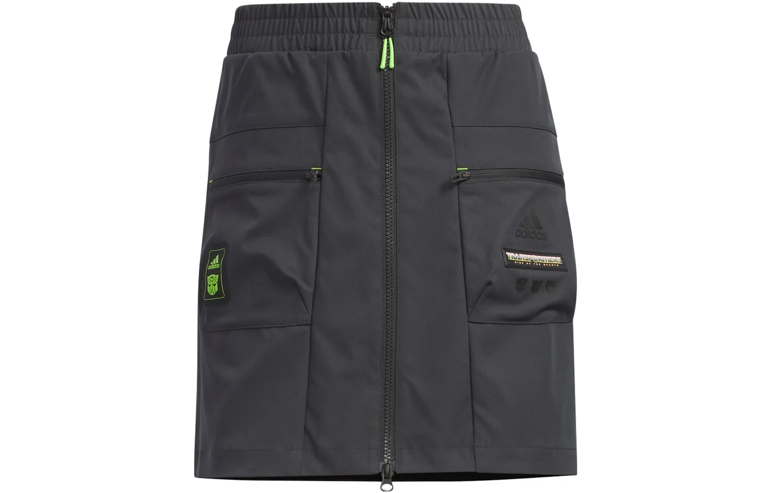 Adidas Тонкая карго-юбка Cargo Short Skirts Women's Carbon Black