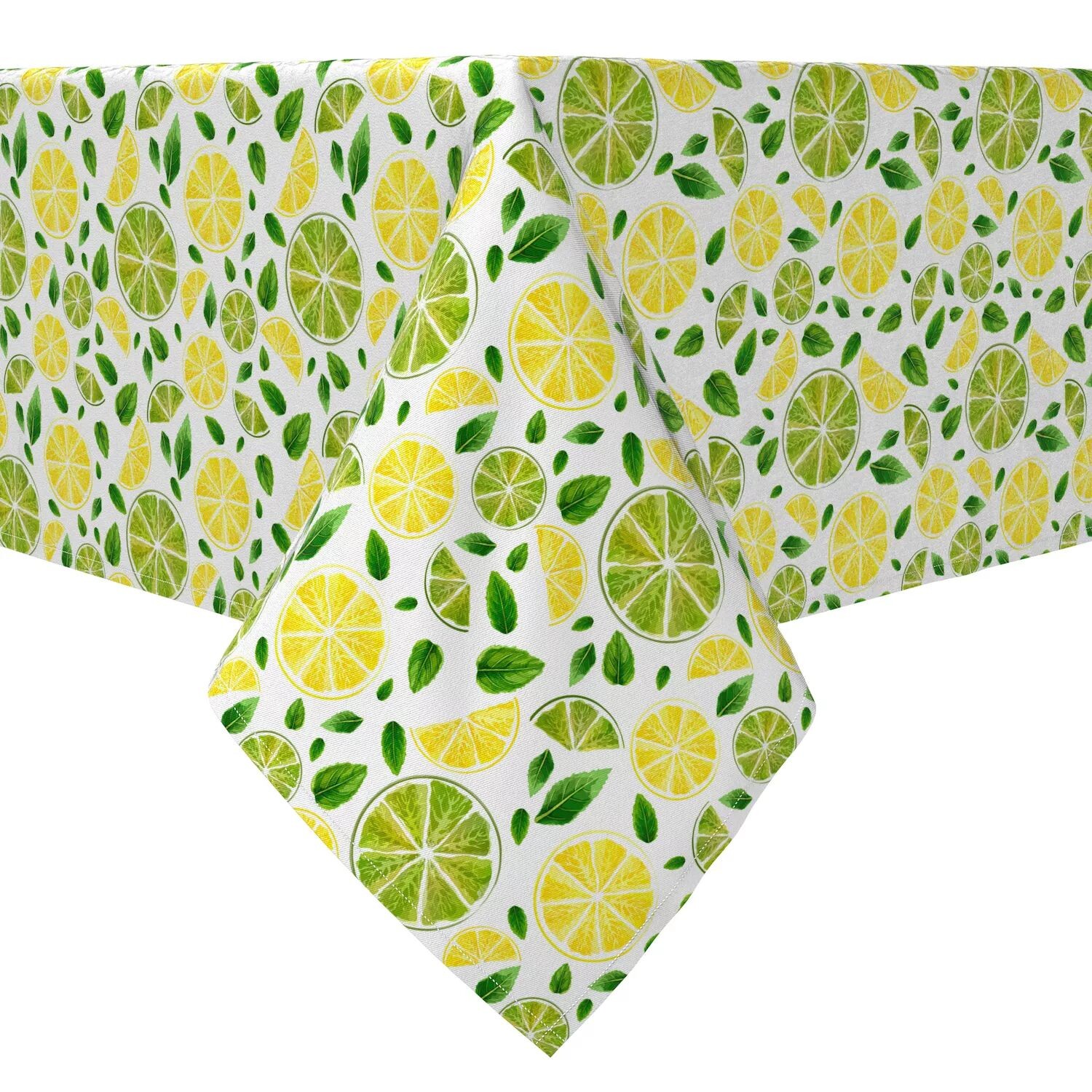 

Прямоугольная скатерть, 100% хлопок, 60x120 дюймов, Citrus Summer.