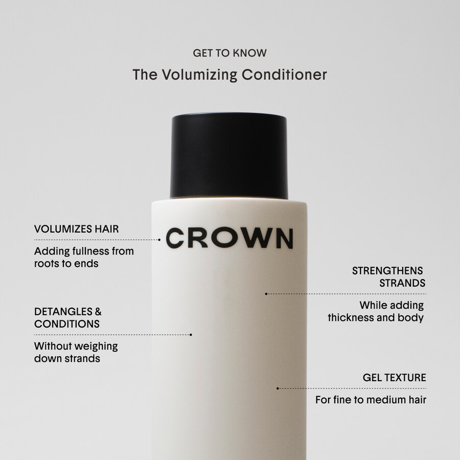 Мини-кондиционер для придания объема жирным и безжизненным волосам Crown Affair, 2.7 fl oz/82 mL — фото 4