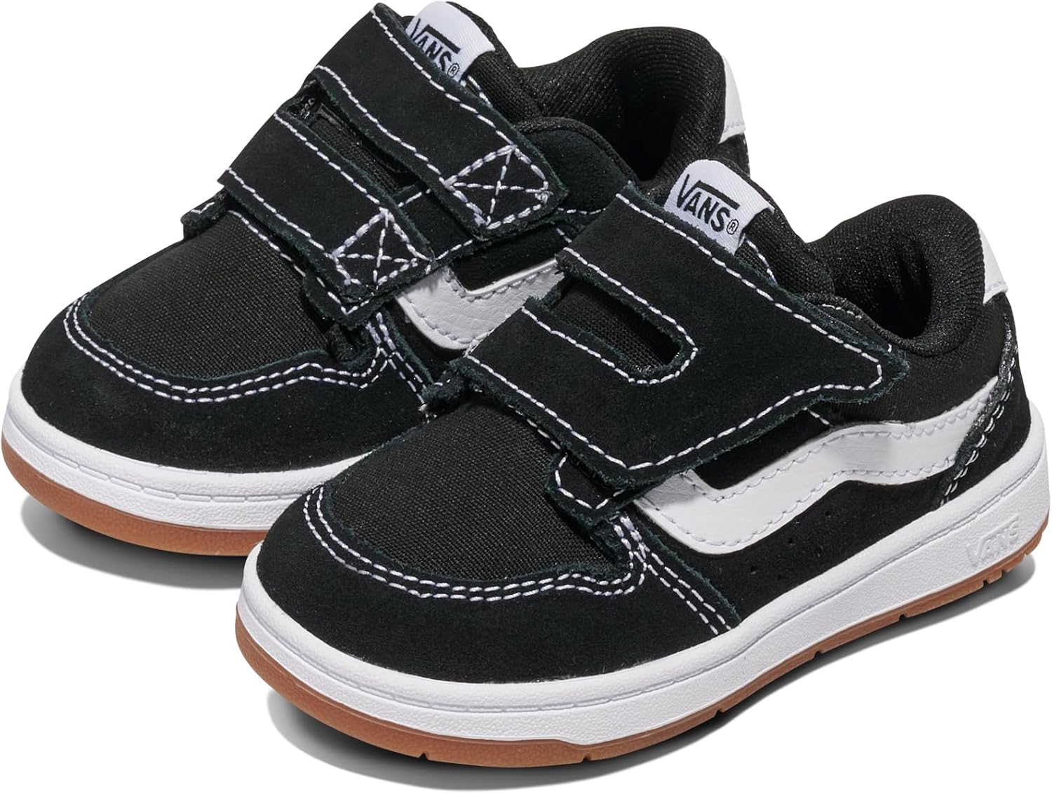 Детские кроссовки Vans Ryland Ls V унисекс, белый/черный — фото 2