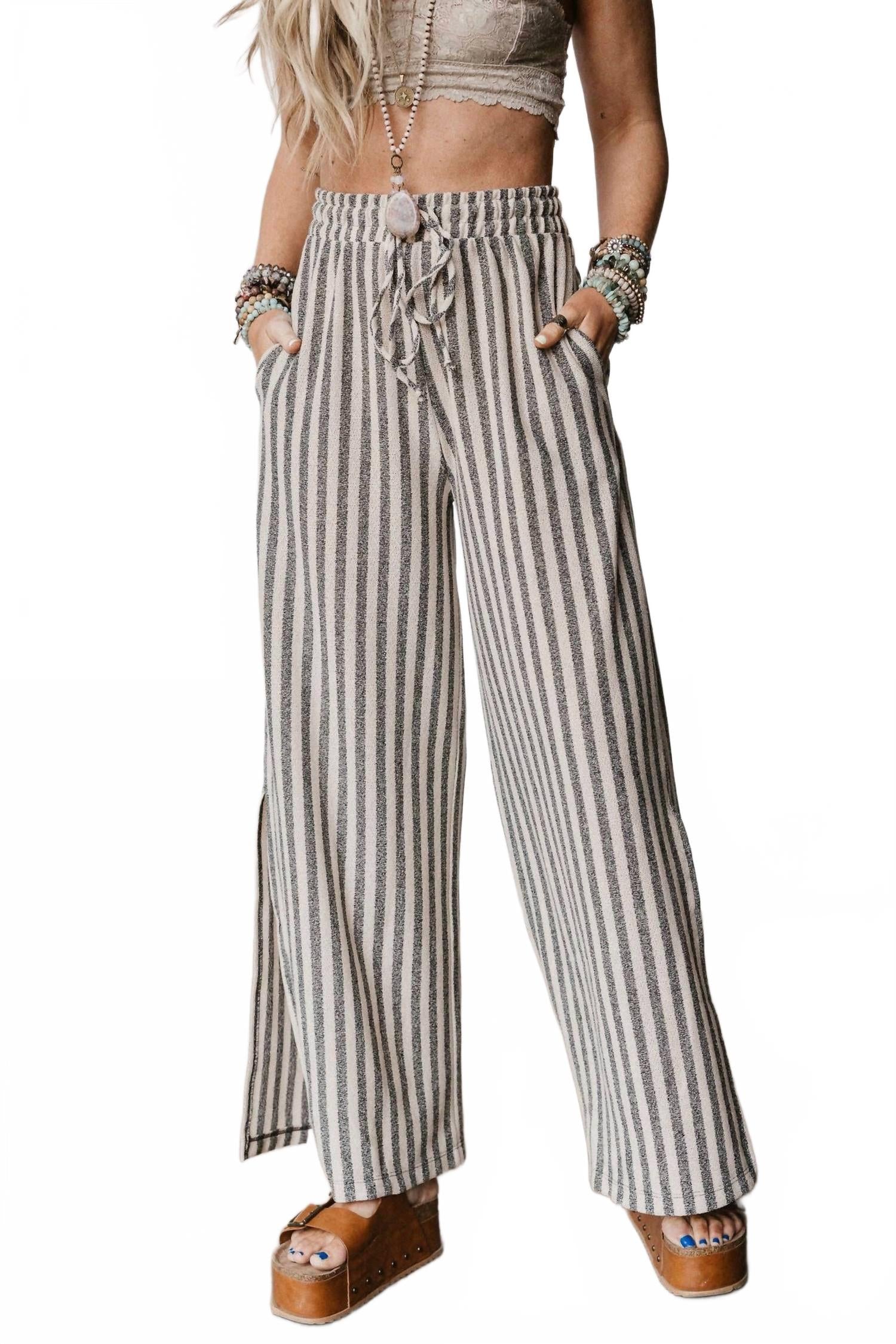 

Three bird nest Брюки на завязках Ibiza Breeze, цвет тауп