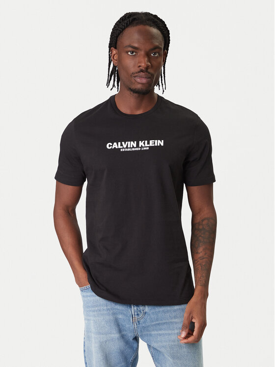 

Футболка regular fit 30s Graphic LV04RE820G Calvin Klein, черный