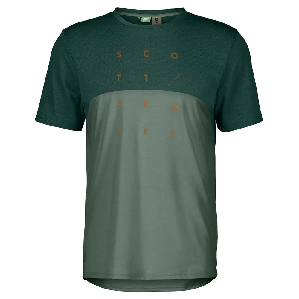 

Джерси с коротким рукавом Scott Trail Flow Dri, зеленый