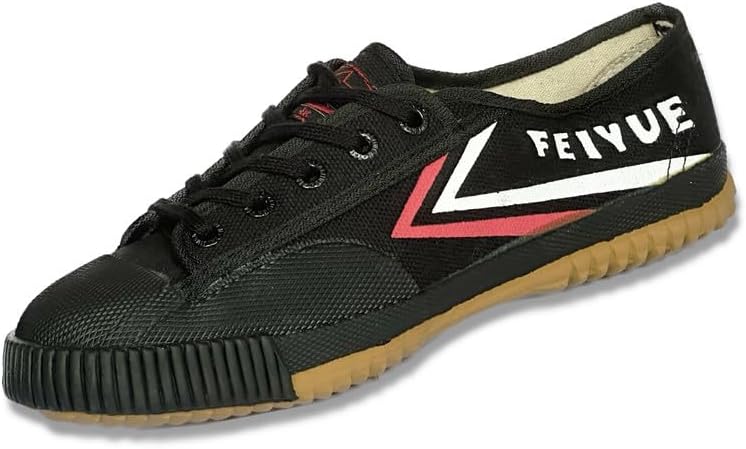 

Боевые искусства Ботинки Низкие Холщовые Кроссовки для Паркура и Кунг-Фу, Резиновая Подошва Модные Кеды для Занятий В помещении и На улице Bliriki, черный