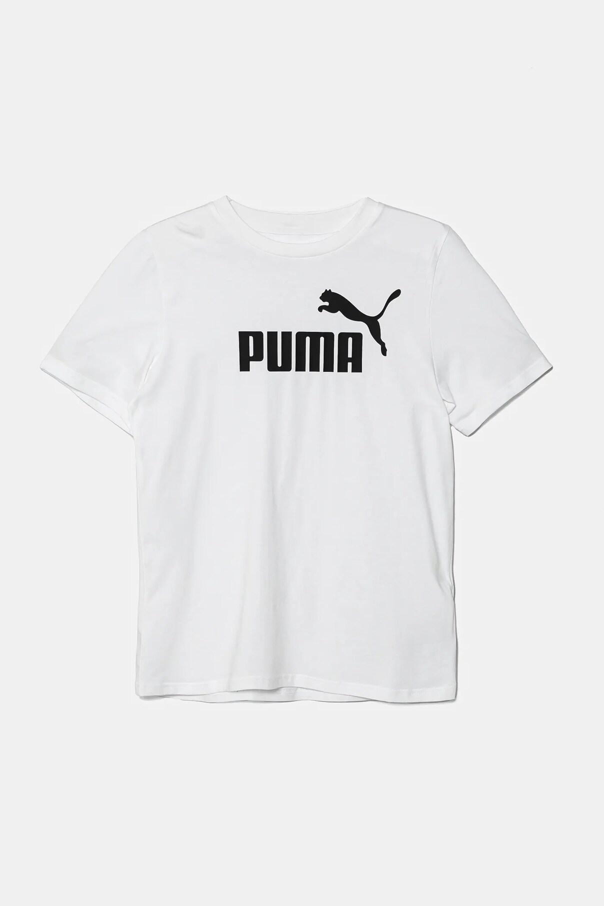 Футболка детская из хлопка с логотипом ESS No. 1 Puma, белый — фото 2