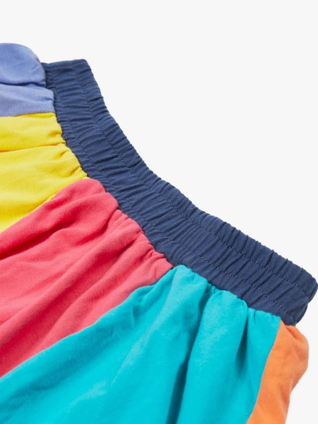 Детская юбка из органического хлопка с панелями Frugi, Rainbow — фото 4