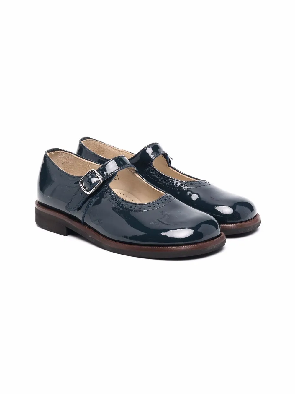 

Кожаные балетки Gallucci Kids, синий