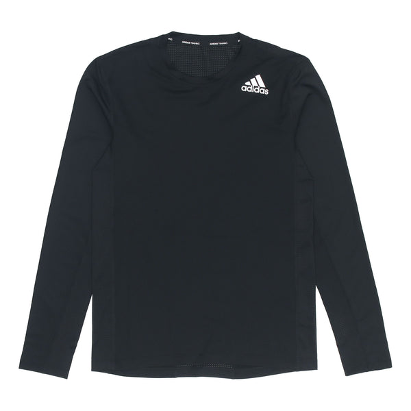 

Спортивная футболка adidas Training Running Sports Long Sleeves Gym Clothes Black, черный