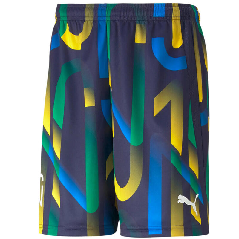 

Футбольные шорты Puma, цвет bunt/dunkelblau/gelb